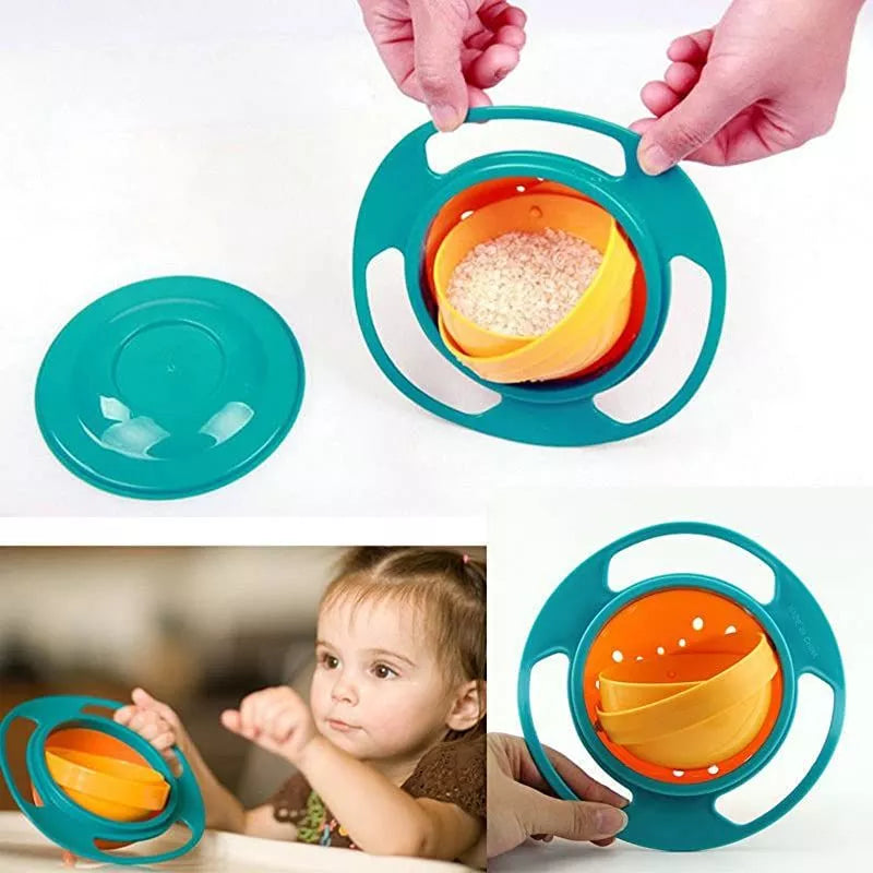 Kids Universal Gyro Spill-Proof 360 Bowl