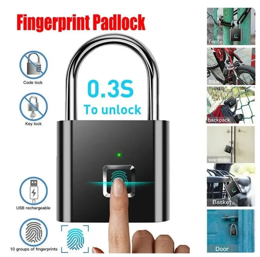 Anti-Theft Fingerprint Keyless Waterproof Smart Lock