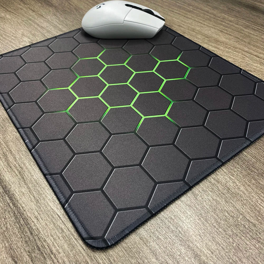 Hexagon Small Gaming Mouse Pad for PC Gamers