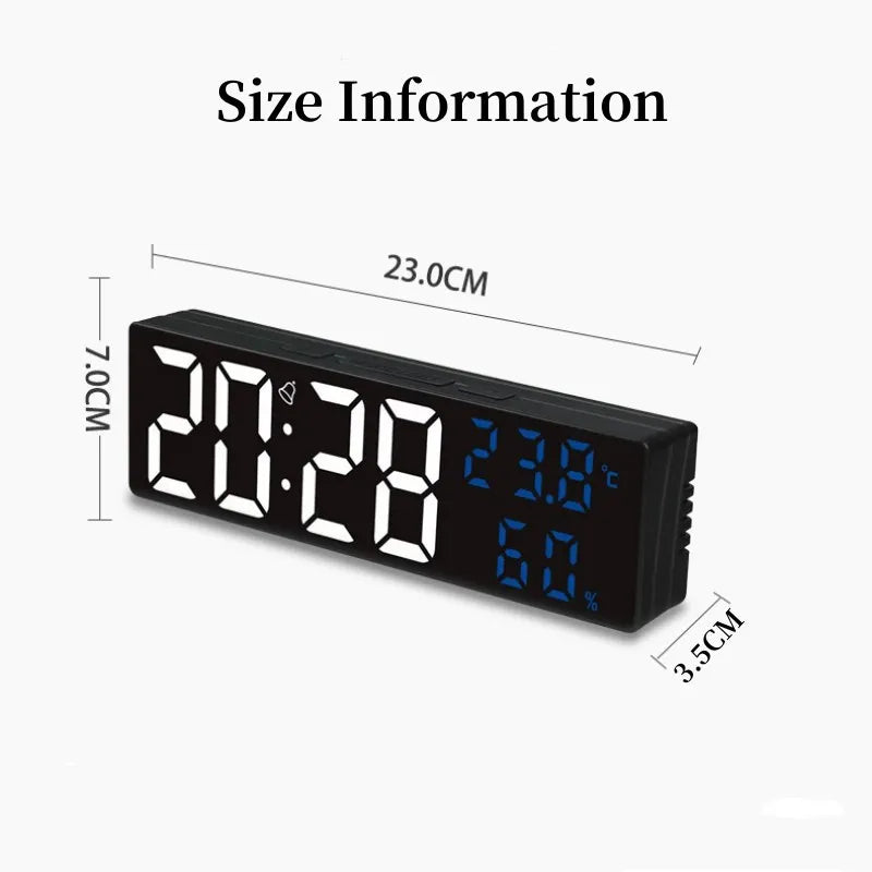 9 Inch Large LED Digital Wall Clock