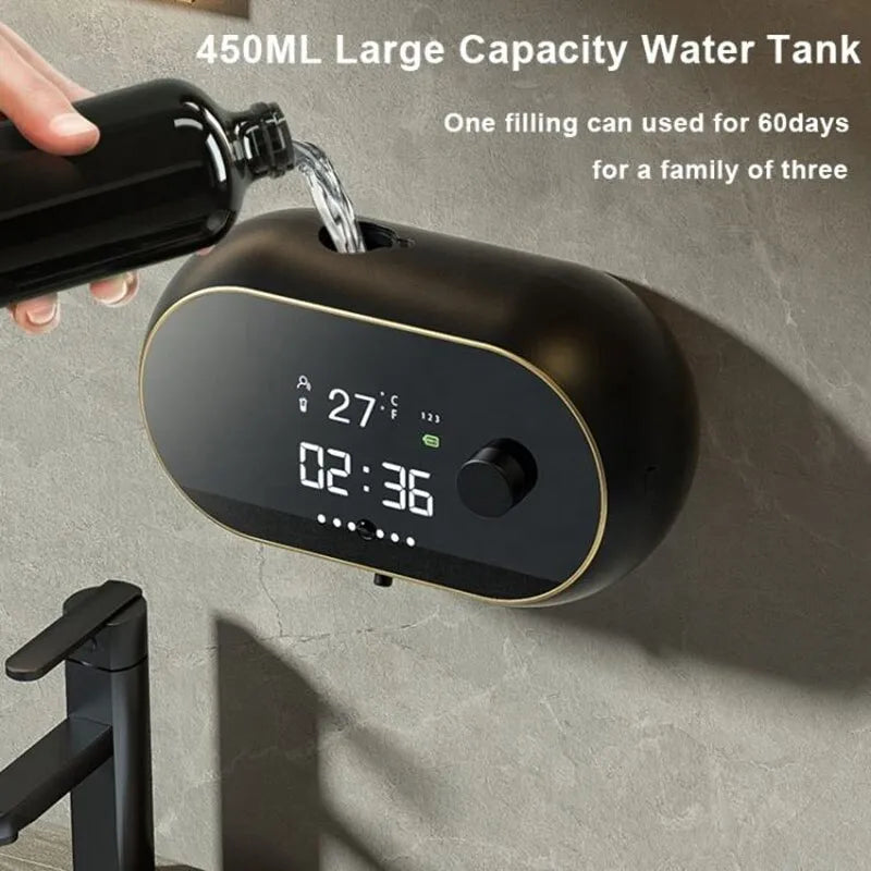 Automatic Liquid Foam Soap Dispenser with Digital Display