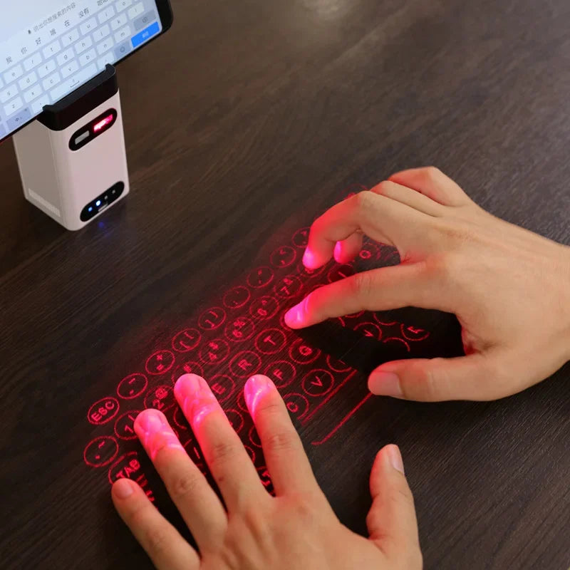 Virtual Laser Keyboard Bluetooth Wireless Touch Projector Phone Keyboards For Computer Iphone Pad Laptop With Mouse Function