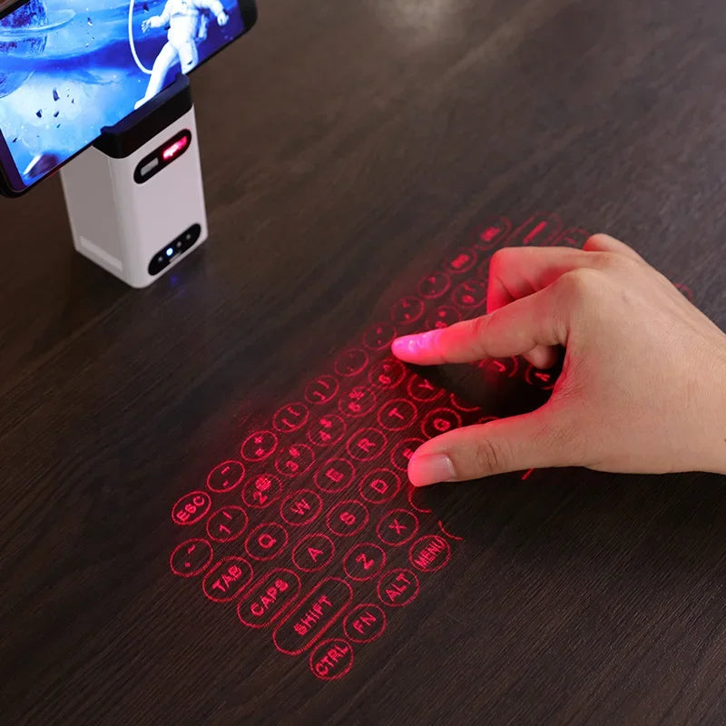 Virtual Laser Keyboard Bluetooth Wireless Touch Projector Phone Keyboards For Computer Iphone Pad Laptop With Mouse Function