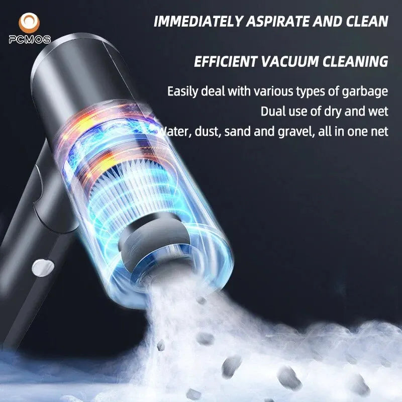 Wireless High Power Vacuum Cleaner Dual Use for Home and Car