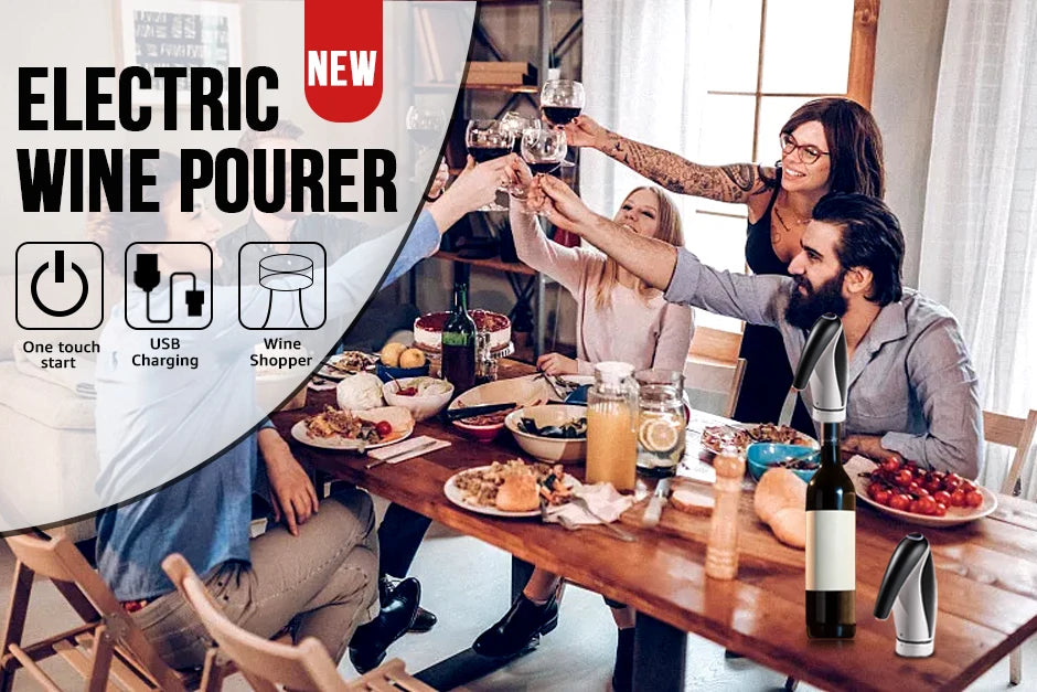 Automatic Electric Wine and Can Opener