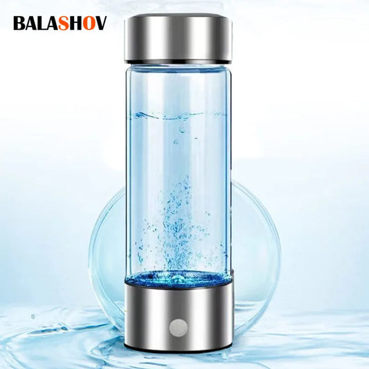 420ml Hydrogen-Rich Water Cup Electric Hydrogen Rich Water Generator Bottle Titanium Quality Filter Portable Antioxidant ionizer