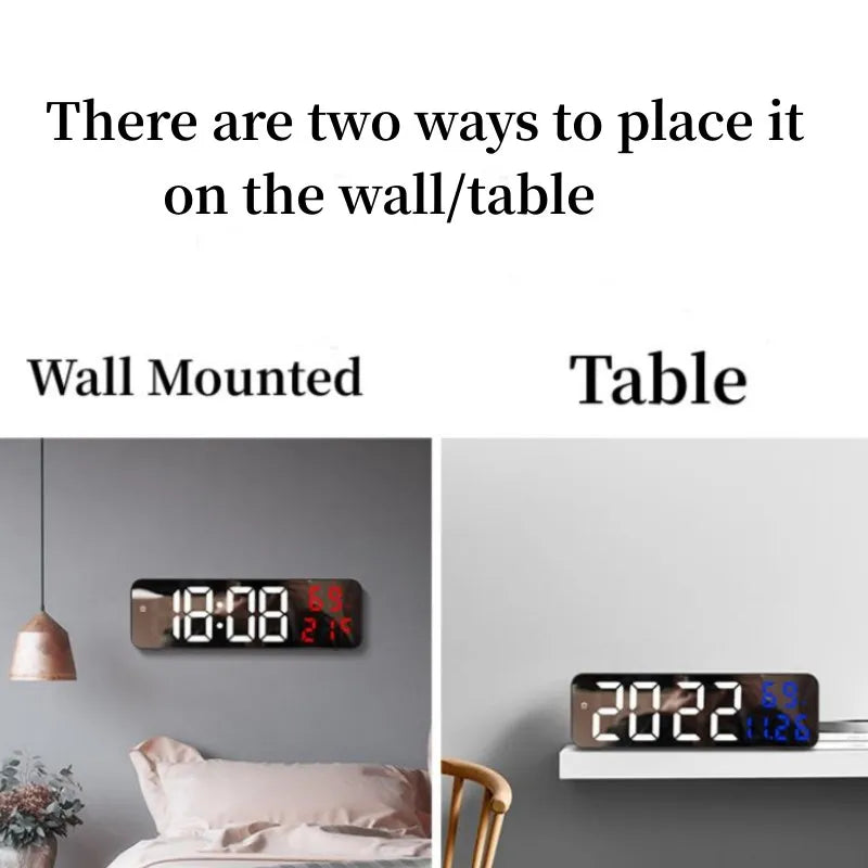 9 Inch Large LED Digital Wall Clock