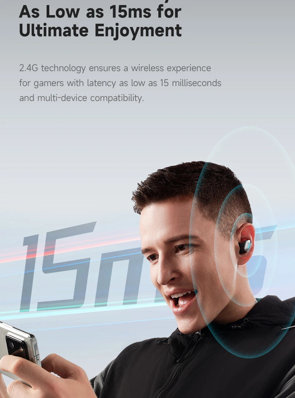 Edifier TWS Bluetooth Earphones Wireless Gaming Earbuds HECATE GX05 with 2.4Ghz USB-C Dongle 15ms Low Latency LHDC5.0 Hi-Res