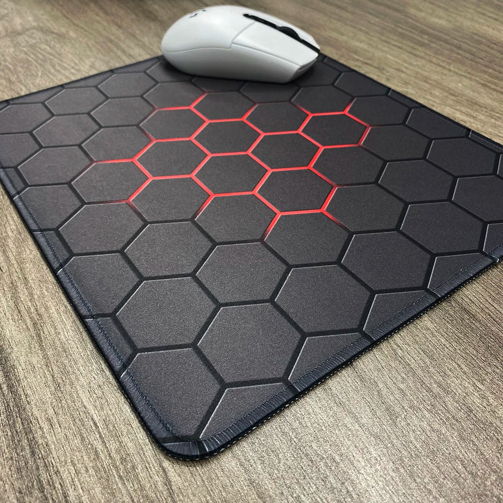 Hexagon Small Gaming Mouse Pad for PC Gamers