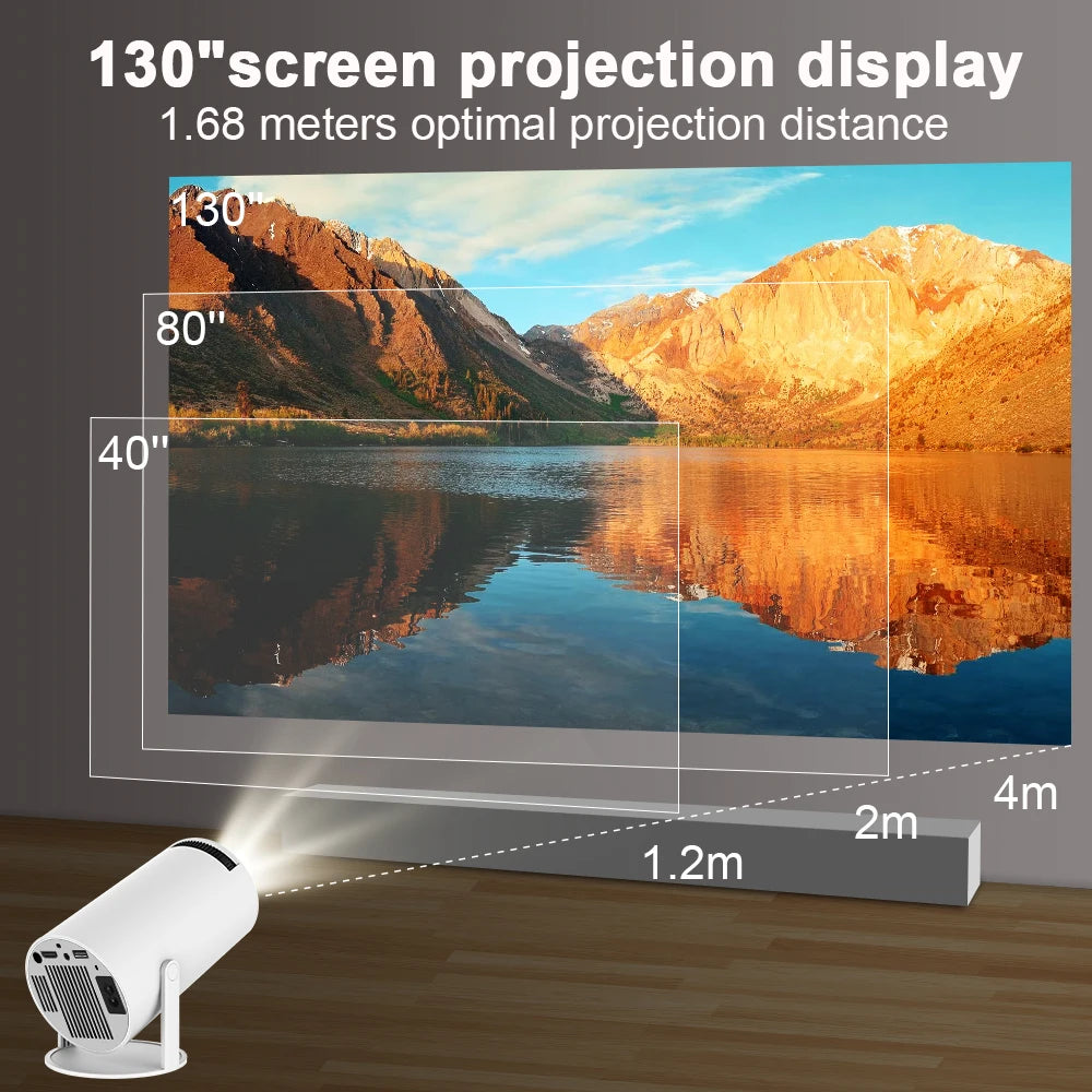 Magcubic HD Projector 4K Android 11 HY300 Dual Wifi6 200ANSI All winner H713 BT5.0 1080P 1280*720P Cinema Outdoor portable Projector